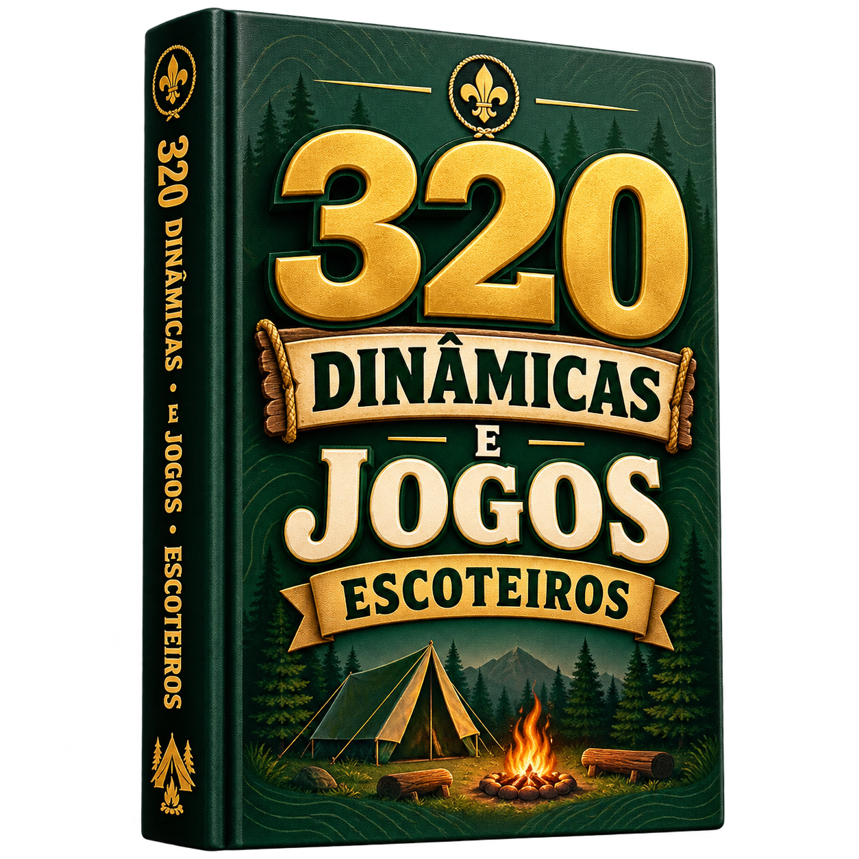 Capa do livro 320 Dinâmicas e Jogos Escoteiros